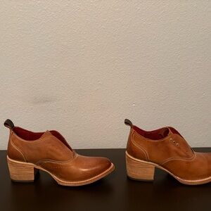 Freebird Tan Ankle Booties